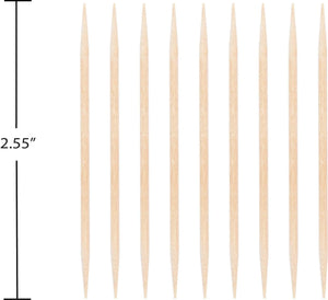 2400ct Bulk 2.5" Wood Toothpicks, Natural,