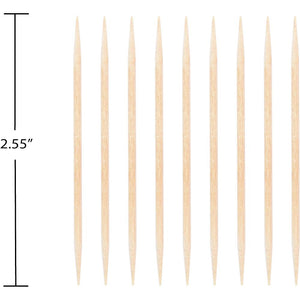 Bulk Pack of 600 2.5" Wood Toothpicks in Dispenser, Natural