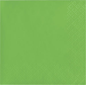 Bulk Pack of 80 Fresh Green 2ply Beverage Napkin