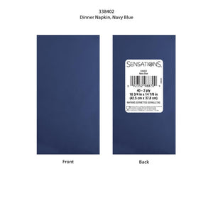 Bulk Pack of 80 Navy 2Ply Dinner Napkin