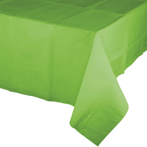 Bulk Pack of 2 Fresh Green Tablecover, 54"x108" Paper/Poly