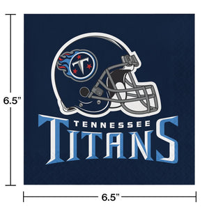 Bulk Pack of 32 Tennessee Titans Napkins