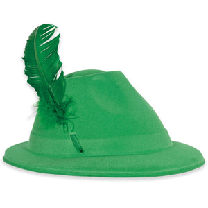 Oktoberfest Party Green Velour Alpine - Bulk 48 Pack