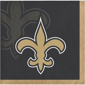 Bulk Pack of 48 New Orleans Saints Beverage Napkins