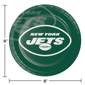 Bulk Pack of 16 New York Jets Dinner Plate