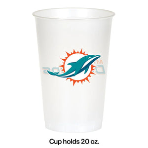 Miami Dolphins 49 Piece Party Pack for 8 Fans