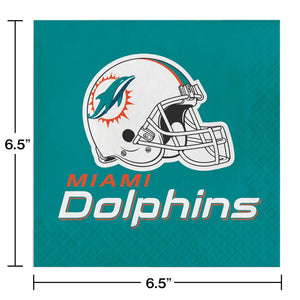 Miami Dolphins 49 Piece Party Pack for 8 Fans