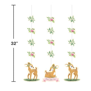 Bulk Pack of 6 Deer Little One Hanging Cutouts