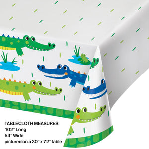 Bulk Pack of 2 Alligator Party Paper Tablecover, 54"x102"