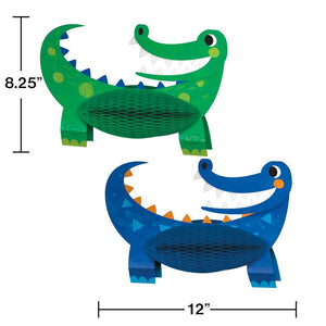 Bulk Pack of 4 Alligator Party Centerpiece