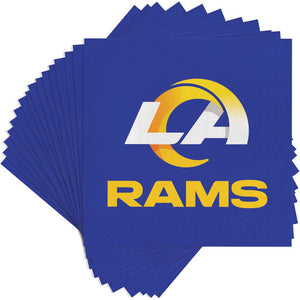 Bulk Pack of 32 Los Angeles Rams Luncheon Napkin