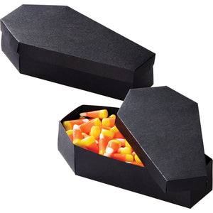 Bulk Pack of 16 Treat Box, Coffin w/Lid