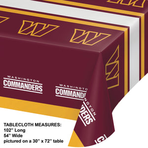 Washington Commanders 49 Piece Party Pack for 8 Fans