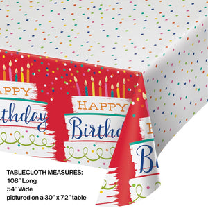 Bulk Pack of 2 Festive Cake Paper Tablecover