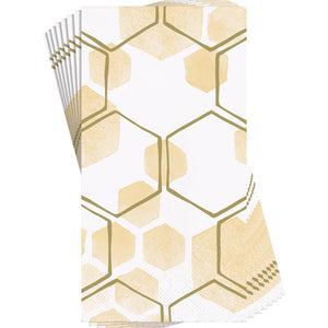 Bulk Pack of 32 Honeycomb Guest Towel