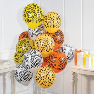 Bulk Pack of 30 Party Animals Latex Balloons