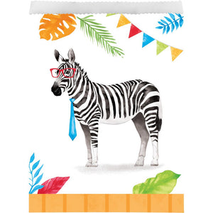 Bulk Pack of 16 Party Animals Paper Treat Bags Asstd Designs