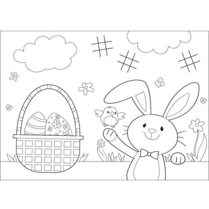 Bulk Pack of 16 Easter Activity Placemats