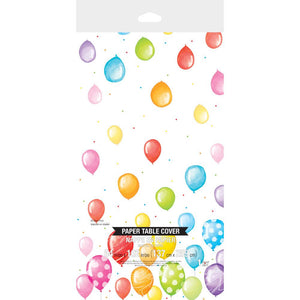 Bulk Pack of 2 Balloon Bash Paper Tablecover