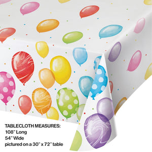 Bulk Pack of 2 Balloon Bash Paper Tablecover