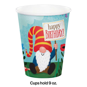 Bulk Pack of 16 Party Gnomes Hot/Cold Cup 9Oz