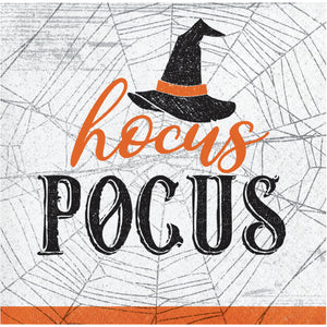 Bulk Pack of 48 Wicked Webs Hocus Pocus Beverage Napkins