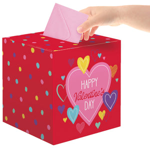 Bulk Pack of 2 6" x 6" Valentine's Day Card Box