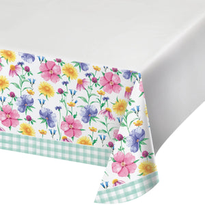 Bulk Pack of 2 Bunny & Blooms Paper Tablecover, 54"x102"