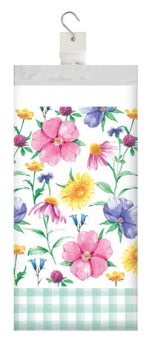 Bulk Pack of 2 Bunny & Blooms Paper Tablecover, 54"x102"