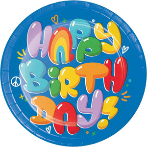 Bubbly Birthday 8.75 inch Paper Dinner Plate (8/Pkg)