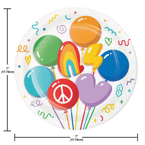 Bubbly Birthday 6.75 inch Paper Luncheon Plate (8/Pkg)