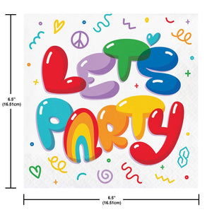 Bubbly Birthday 2-Ply Paper Luncheon Napkin (16/Pkg)