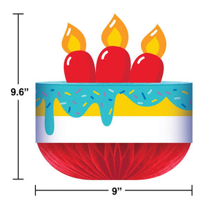 Bubbly Birthday Honeycomb Centerpiece (1/Pkg)