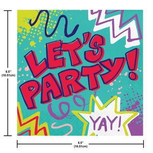 Graffiti Party 2-Ply Paper Luncheon Napkin (16/Pkg)