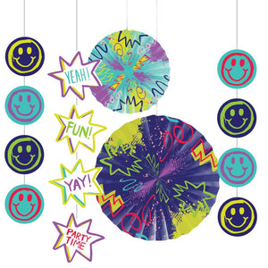 Graffiti Party Hanging Decor Kit (5/Pkg)