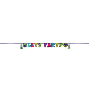 Graffiti Party Letter Banner w/ Tassels (1/Pkg)