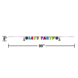 Graffiti Party Letter Banner w/ Tassels (1/Pkg)