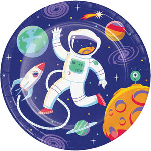 Space Adventures 6.75 inch Paper Luncheon Plate (8/Pkg)