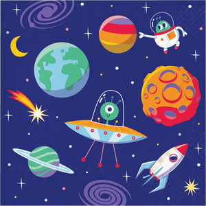 Space Adventures 2-Ply Paper Luncheon Napkin (16/Pkg)