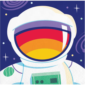 Space Adventures 2-Ply Paper Beverage Napkin (16/Pkg)