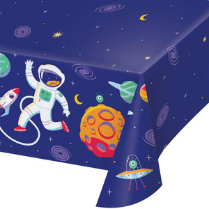 Space Adventures Paper Tablecover, 54" x 102" (1/Pkg)