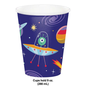 Space Adventures Paper Hot/Cold Cup 9oz. (8/Pkg)