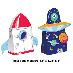 Space Adventures Treat Bag w/ Attachments (8/Pkg)