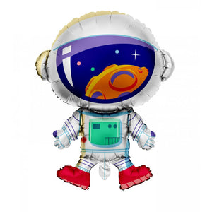 Space Adventures Metallic Foil Balloon Shaped (1/Pkg)