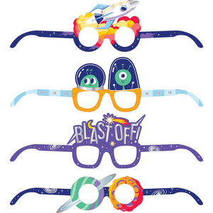 Space Adventures Paper Glasses (4/Pkg)