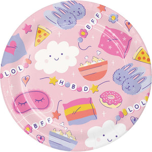 Sweet Dreams 8.75 inch Paper Dinner Plate (8/Pkg)