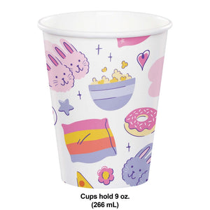 Sweet Dreams Paper Hot/Cold Cup 9oz. (8/Pkg)