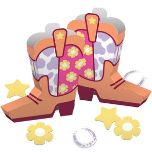 Boots and Bows 3D Centerpiece w/ Cutouts (2/Pkg)