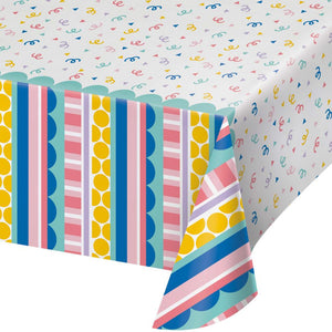 Party Patterns Tablecover, Paper 54"x96" (1/Pkg)