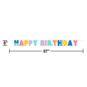 Party Patterns Letter Banner (1/Pkg)